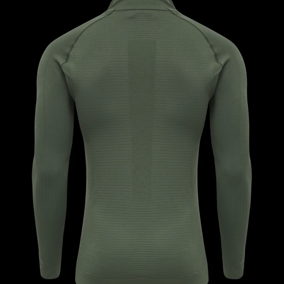hmlSTROKE SEAMLESS HALF ZIP