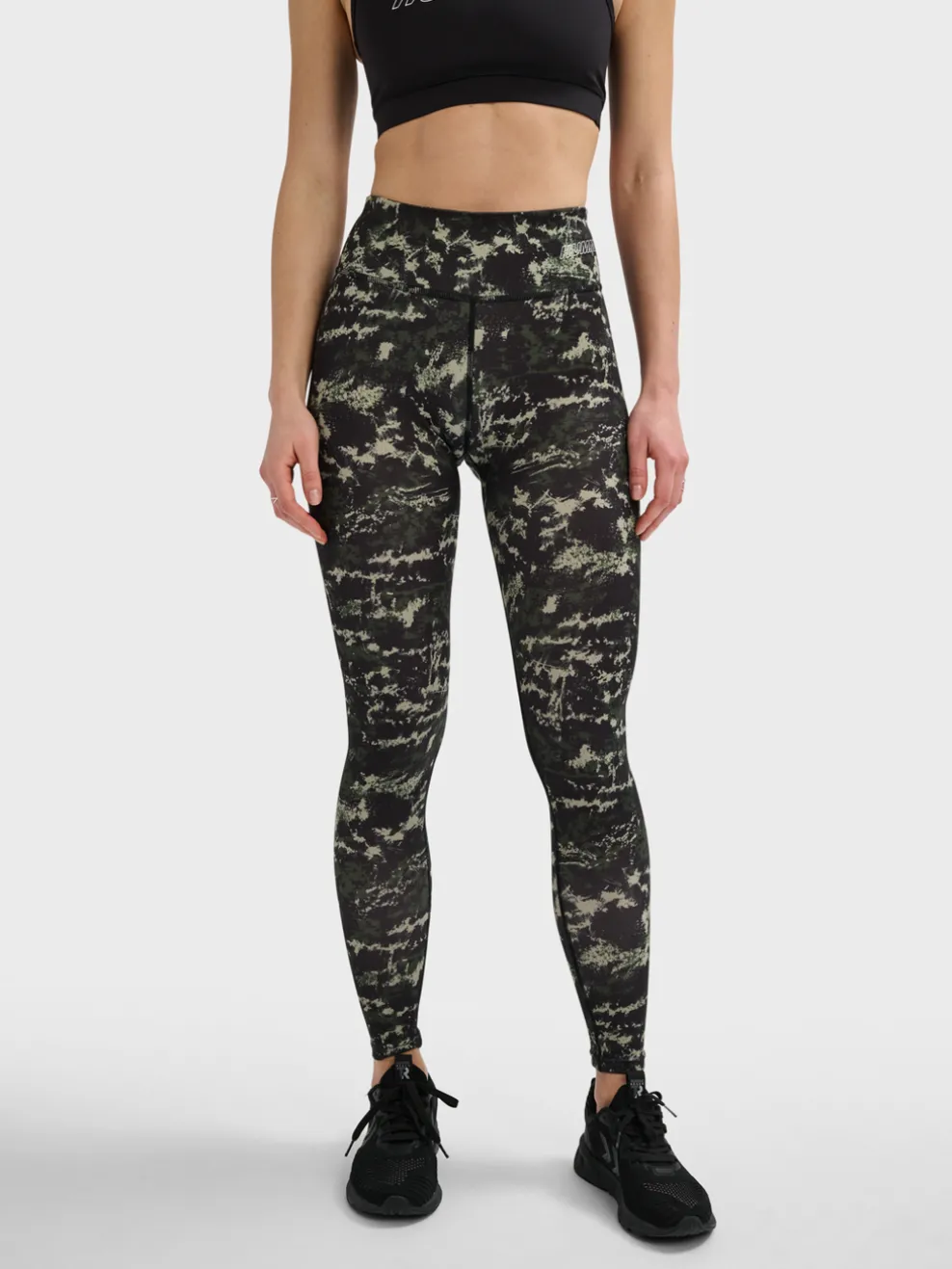 hmlTE TWIST AOP MID WAIST TIGHTS