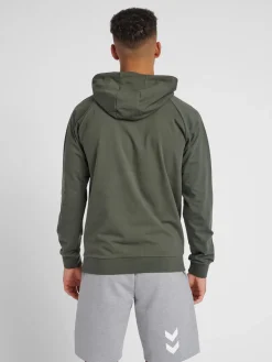 HUMMEL GO COTTON LOGO HOODIE