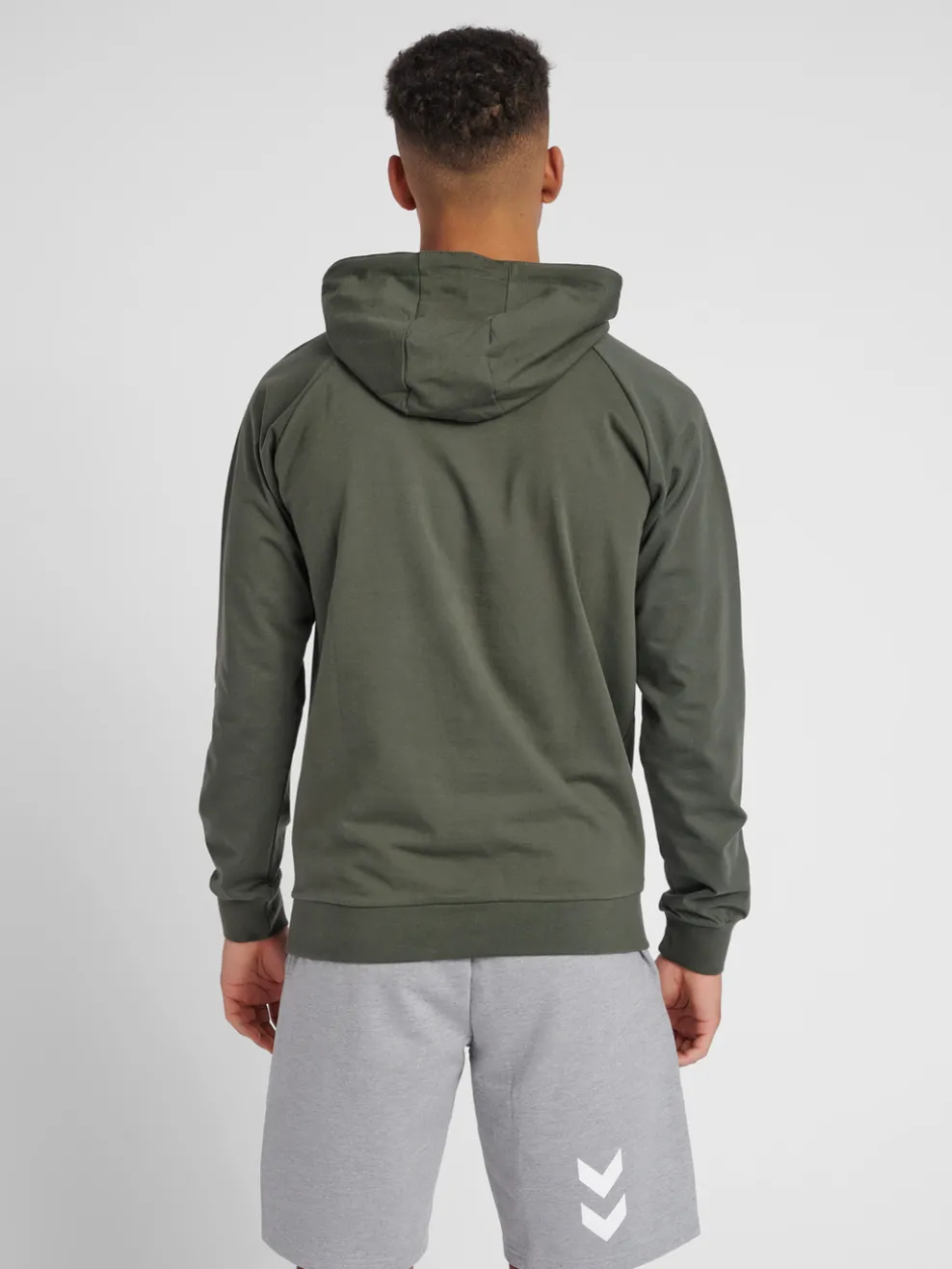 HUMMEL GO COTTON LOGO HOODIE