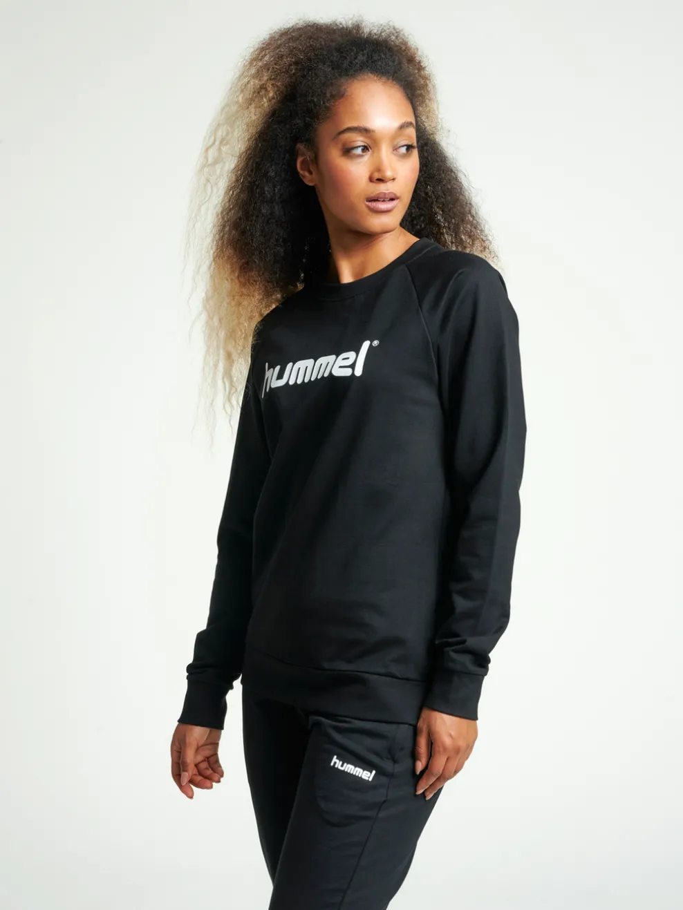 HUMMEL GO COTTON LOGO SWEATSHIRT WOMAN