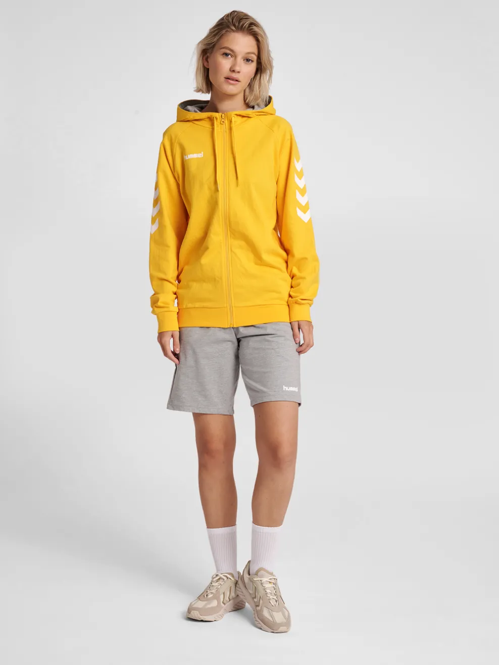 HUMMEL GO COTTON ZIP HOODIE WOMAN