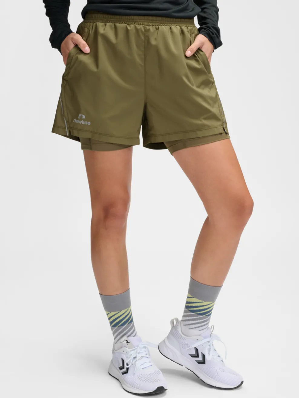 nwlFAST 2IN1 ZIP POCKET SHORTS W