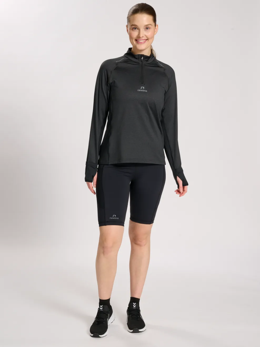 nwlMESA 1/2 ZIP L/S WOMAN