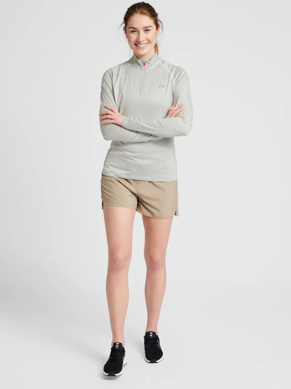 WOMEN 1/2 ZIP L/S