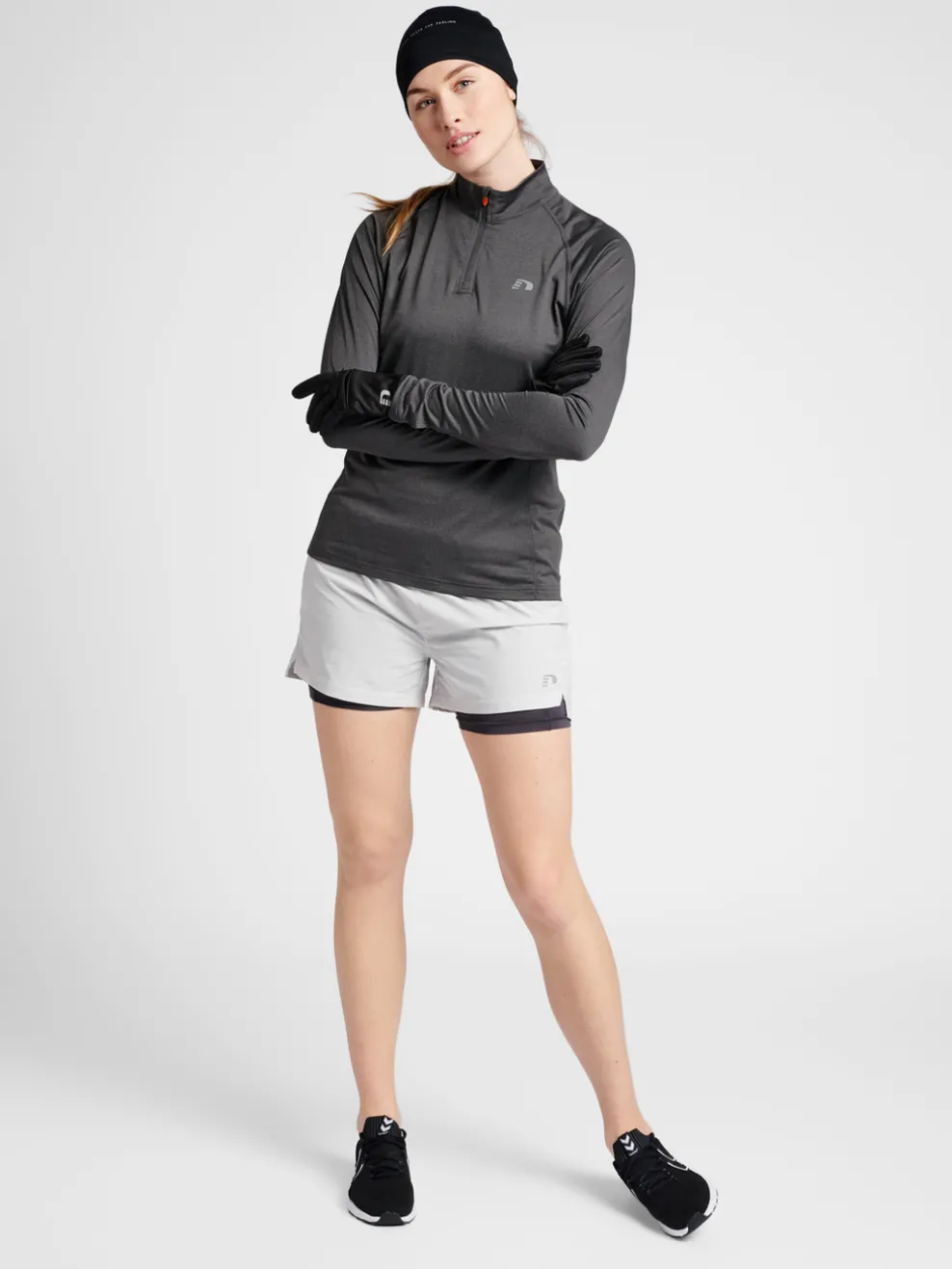 WOMEN 1/2 ZIP L/S